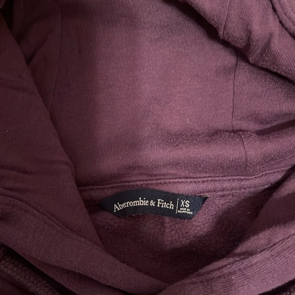 Abercrombie & Fitch Size XS dark plum hoodie. - Picture 5 of 5